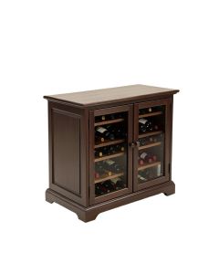 Baxton Studio Bar With Wine Storage (synthetic illustration; no displayed measurements)