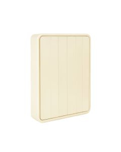 Holly Canyon Narrow Outdoor Storage Bench - Cream (synthetic illustration; no displayed measurements)