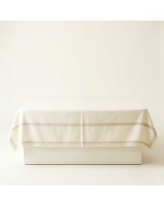Willow Bend Flat Bed Sheet - Cream (synthetic illustration; no displayed measurements)