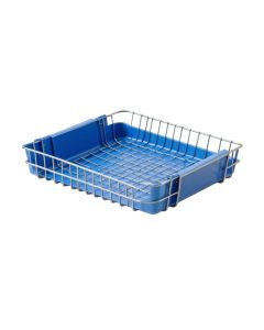 Slate Crest Empty Under-Desk Cable Tray - Blue