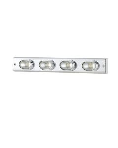 4-Light Dimmable Polished Chrome Vanity Light