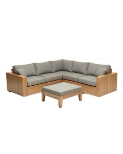 Matthew 121 '' Wide Reversible Modular Corner Sectional With Ottoman