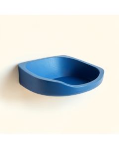 Stone Bend Wall-Mounted Cat Perch - Blue (synthetic illustration; no displayed measurements)