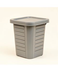 Birch Crossing Closed Garden Compost Bin - Gray (synthetic illustration; no displayed measurements)