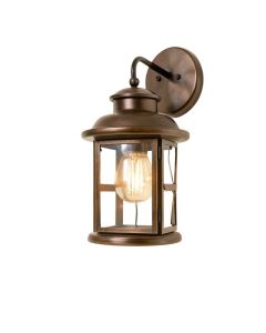 Shinault Oil Rubbed Bronze 1 -Bulb 17.32 '' H Outdoor Hanging Lantern