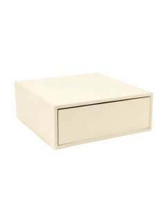 Laurel Edge Desktop Monitor Riser - Ivory