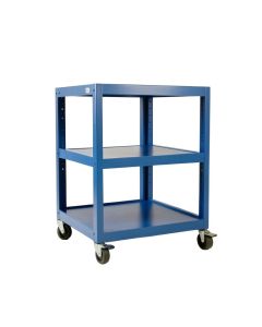 Vale Crest Empty Rolling Workshop Cart - Blue