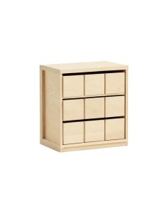 Linden Canyon Small-Parts Storage Drawer Cabinet - Beige (synthetic illustration; no displayed measurements)