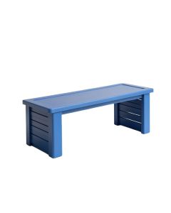 Meadow Crest Narrow Outdoor Storage Bench - Blue