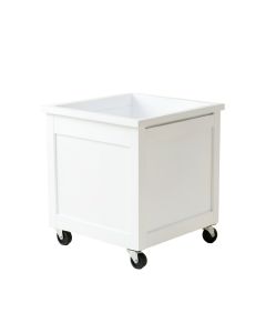 Linden Bluff Empty Rolling Workshop Cart - White (synthetic illustration; no displayed measurements)