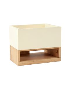 Elm Brook Empty Raised Planter - Cream (synthetic illustration; no displayed measurements)