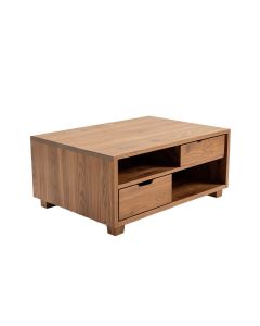 Thaddeus Solid Wood Coffee Table With Storage (synthetic illustration; no displayed measurements)