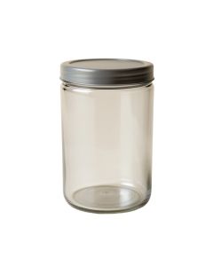 Olive Canyon Storage Canister With Lid - Gray (synthetic illustration; no displayed measurements)