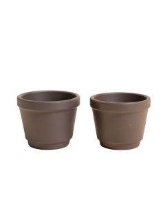 2 - Piece Resin Hanging Planter Set