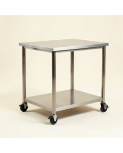 Lomas Kitchen Cart With Stainless Steel (synthetic illustration; no displayed measurements)