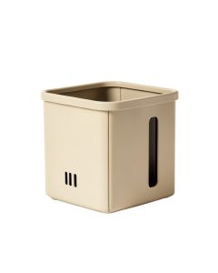 Brook Bridge Closed Garden Compost Bin - Beige (synthetic illustration; no displayed measurements)