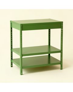 Aspen Arc Desktop Shelving Unit (synthetic illustration; no displayed measurements)