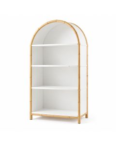 Bay Bluff Freestanding Bookcase - White