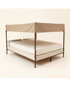 Jasman Low Profile Canopy Bed (synthetic illustration; no displayed measurements)