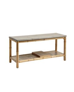 Harbor Edge Indoor Bench - Gray (synthetic illustration; no displayed measurements)