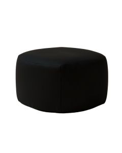 Atara 16 '' Round Chevron Pouf Ottoman