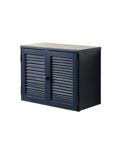 Cliff Crossing Wall-Mounted Entry Cabinet - Navy (synthetic illustration; no displayed measurements)