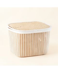 Hill Bend Laundry Hamper - White (synthetic illustration; no displayed measurements)