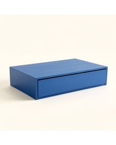 Summit Field Desktop Monitor Riser - Blue (synthetic illustration; no displayed measurements)