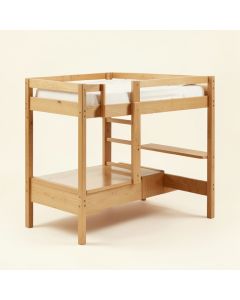 Shyann Staircase Twin Over Full Bunk Bed With Shelves (synthetic illustration; no displayed measurements)