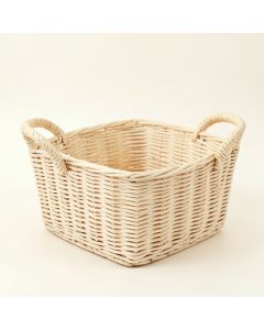 Laurel Arc Empty Storage Basket - Ivory (synthetic illustration; no displayed measurements)
