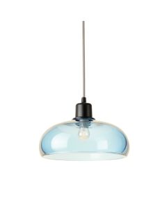 Alder Crest Pendant Light Suspended From One Plain Cable - Blue (synthetic illustration; no displayed measurements)