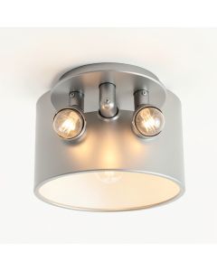 Lofton 3 - Light 13.75 '' Unique/Statement Drum Semi Flush Mount (synthetic illustration; no displayed measurements)