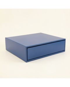 Cedar Crest Desktop Monitor Riser - Blue (synthetic illustration; no displayed measurements)