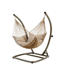 Dawson Outdoor Basket Swing Chair With Stand