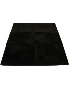 River Bridge Rectangular Area Rug - Black (synthetic illustration; no displayed measurements)