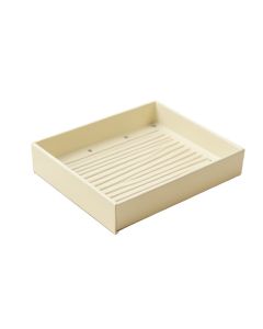 Birch Falls Empty Under-Desk Cable Tray - Ivory