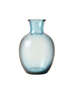 Slate Bend Empty Decorative Vase - Blue