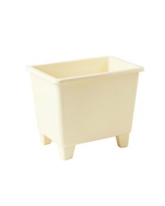 Flint Crest Empty Raised Planter - Cream