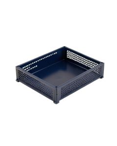 Hill Dale Empty Under-Desk Cable Tray - Navy (synthetic illustration; no displayed measurements)