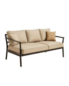 Holborne 80.7 '' Wide Outdoor Patio Sofa With Sunbrella Cushions (synthetic illustration; no displayed measurements)