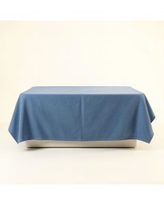 Moss Branch Flat Bed Sheet - Blue (synthetic illustration; no displayed measurements)
