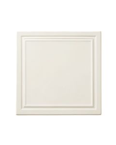 Glen Bend Uninstalled Square Decorative Tile - White