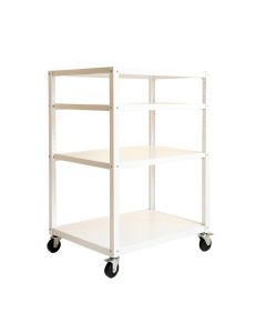 Field Canyon Empty Rolling Workshop Cart - White