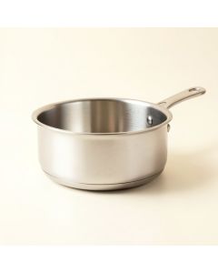 Ayesha Home Collection Stainless Steel Saucepan , 1 Quart (synthetic illustration; no displayed measurements)