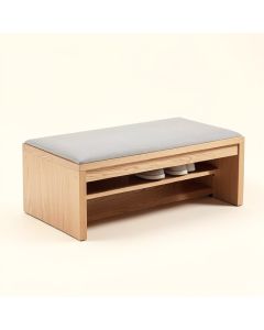 Entryway Padded 10 Pair Shoe Storage Bench (synthetic illustration; no displayed measurements)