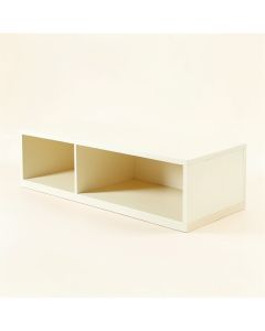 Ash Bend Shoe Storage Bench - Ivory (synthetic illustration; no displayed measurements)