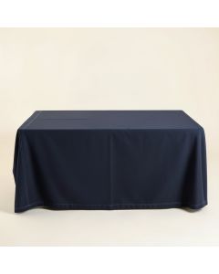 Oak Crossing Flat Bed Sheet - Navy (synthetic illustration; no displayed measurements)