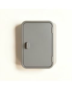 Aspen Bluff Wall-Mounted Laundry Cabinet - Gray (synthetic illustration; no displayed measurements)