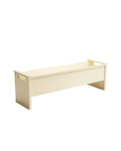 Aspen Brook Narrow Outdoor Storage Bench - Ivory (synthetic illustration; no displayed measurements)
