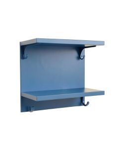 Meadow Bend Wall-Mounted Entryway Organizer Shelf - Blue (synthetic illustration; no displayed measurements)